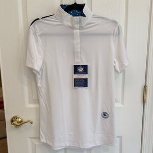 Essex Classics TALENT YARN Wine Themed Short Sleeve Show Shirt